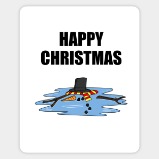 Happy Christmas 2020 Melted Snowman Funny Sticker